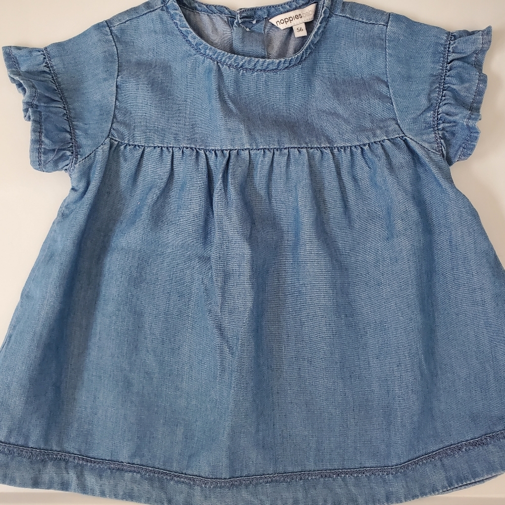 Denim blue Noppies baby top